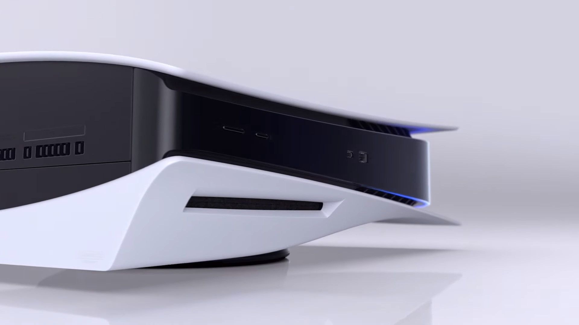 A PlayStation console image used in coverage of Sony ending new physical game discs.