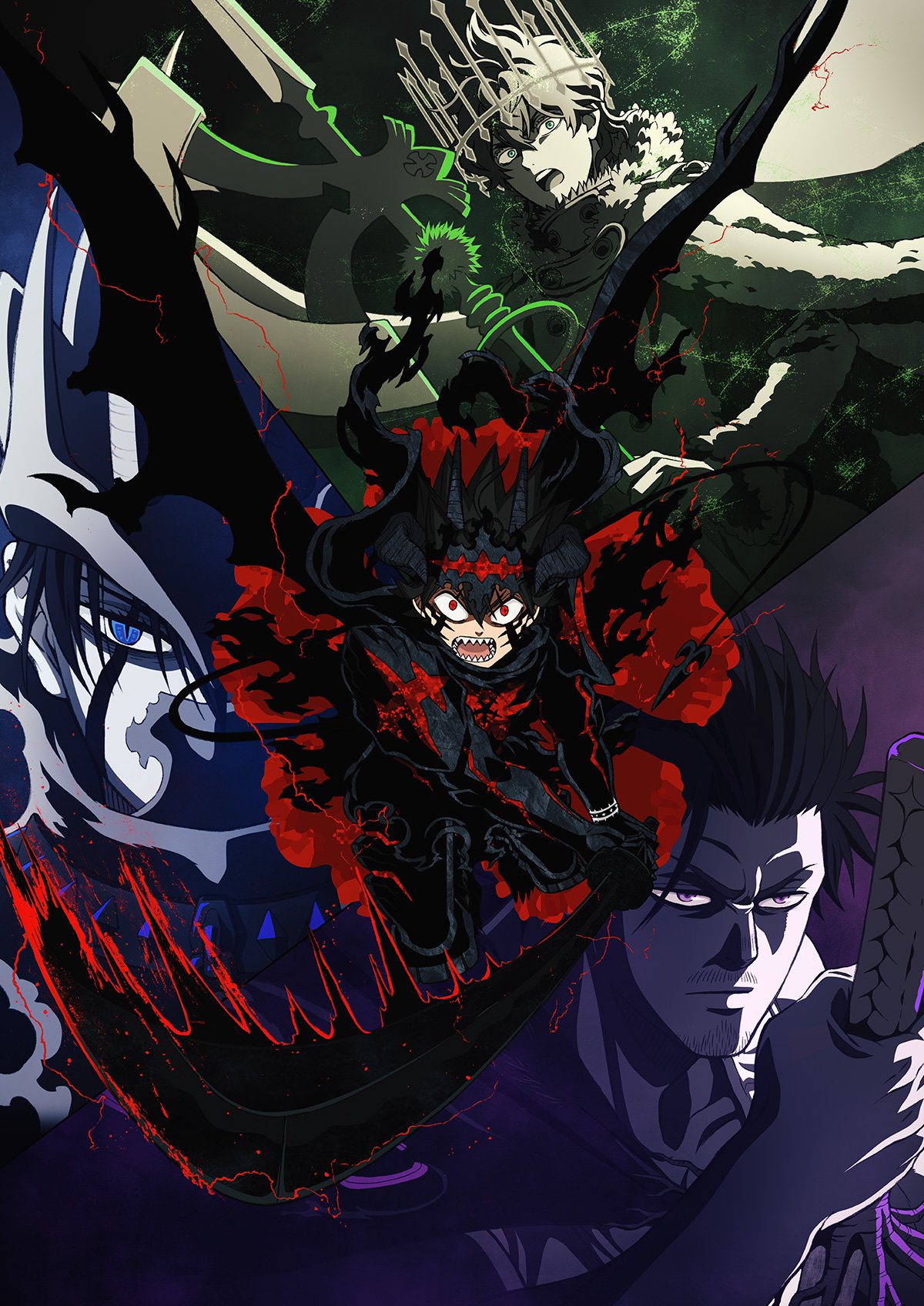 Official Black Clover Season 2 visual featuring Asta and supporting characters.
