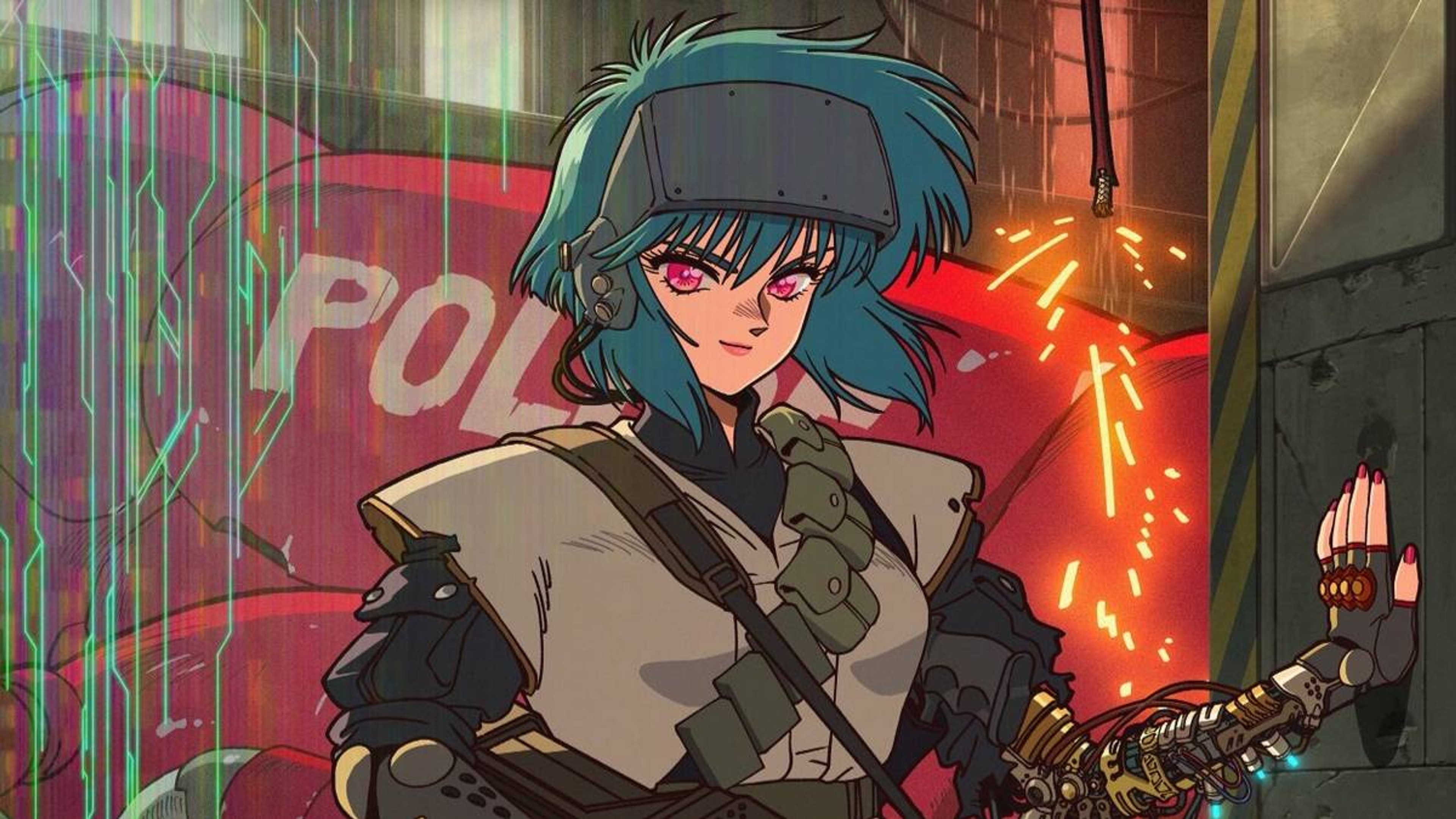 Key visual for Science SARU's The Ghost in the Shell anime.