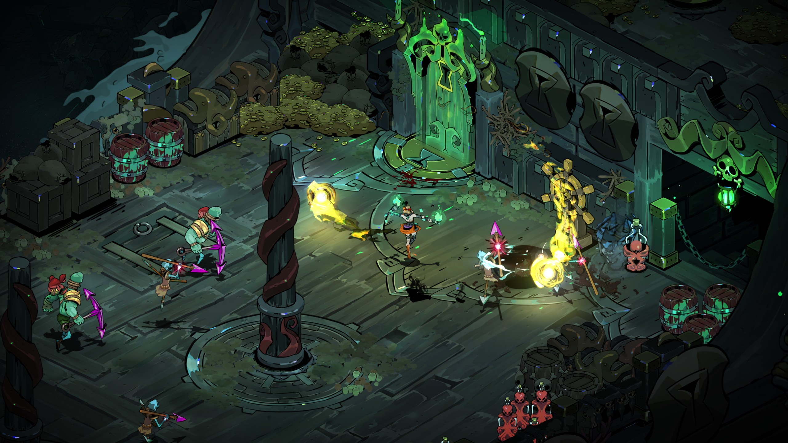 Official Hades II image showing the Crossroads hub between runs.