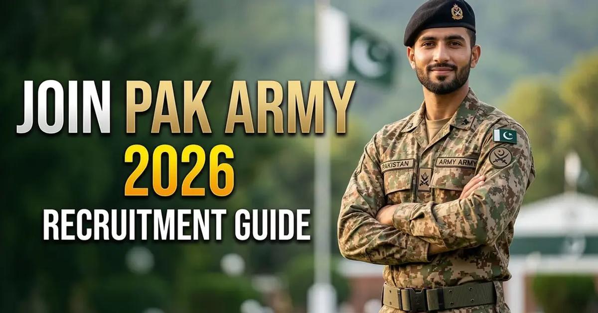 Join Pakistan Army in 2026 - The Ultimate Career Guide