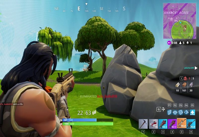 Skjermdump Fortnite