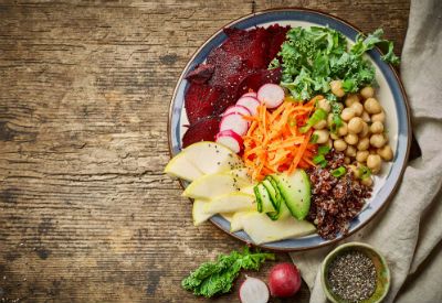 VEGETARMAT: Et vegetarisk kosthold kan være godt for kropp og helse.
