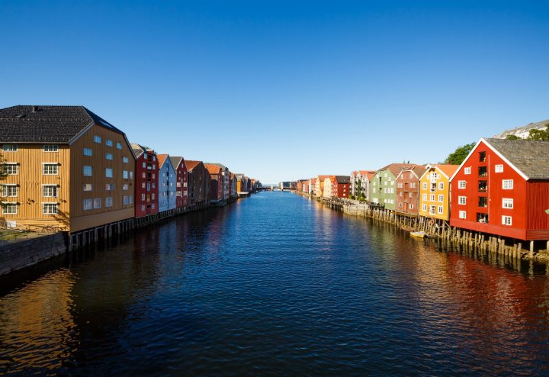 Bryggene i Trondheim (Colourbox.com)