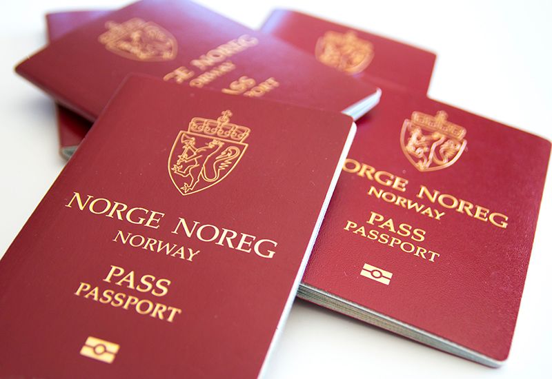 Norsk pass (colourbox.com)