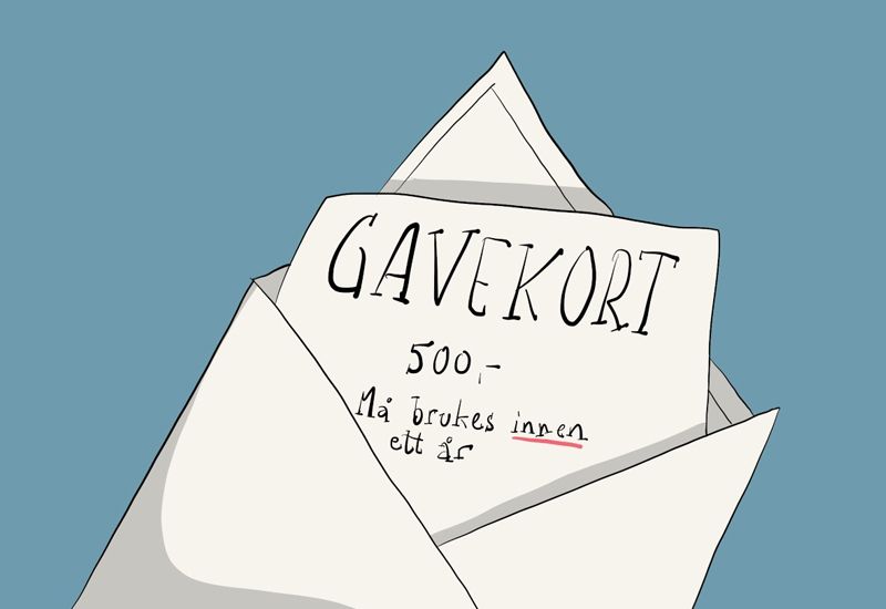 Gavekort (ill: ung.no)