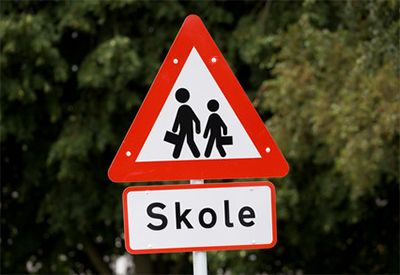 Skoleskilt (colourbox.com)