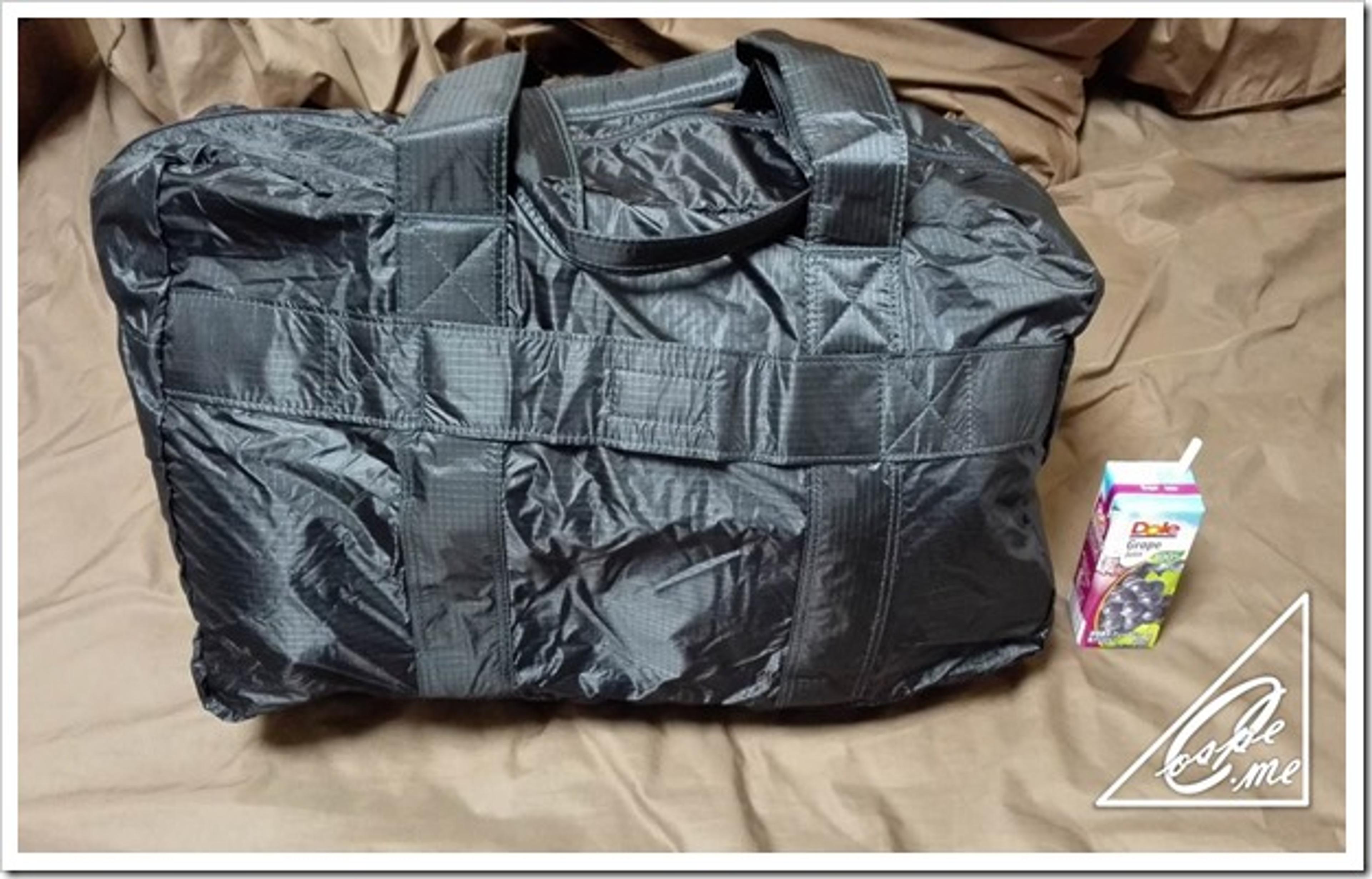 muji boston bag baggage