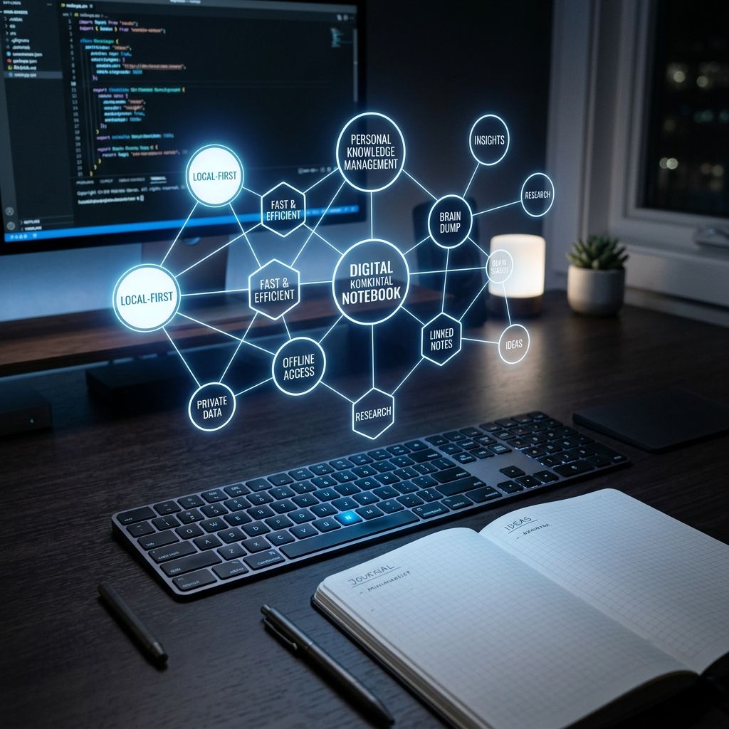 デジタルノートブックObsidianの作業環境と知識グラフ