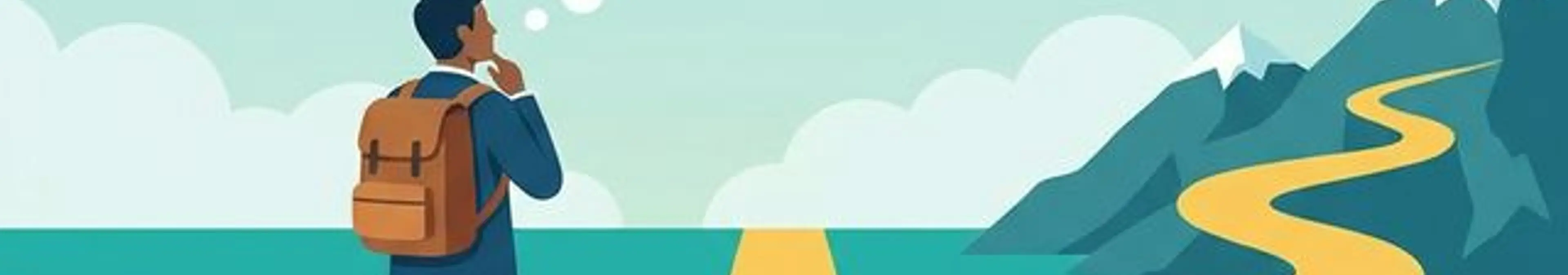 会社を辞めるべきか迷う人のイラスト