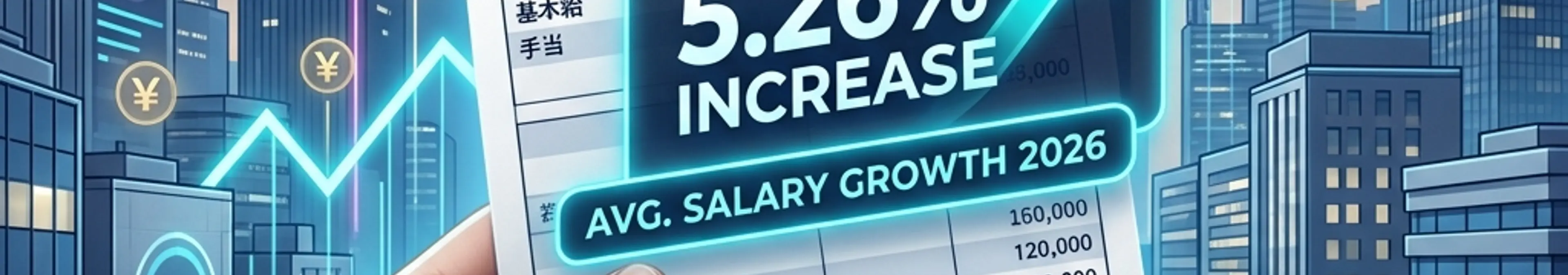 Japan Economy 2026 Salary Growth 5.26% Infographic