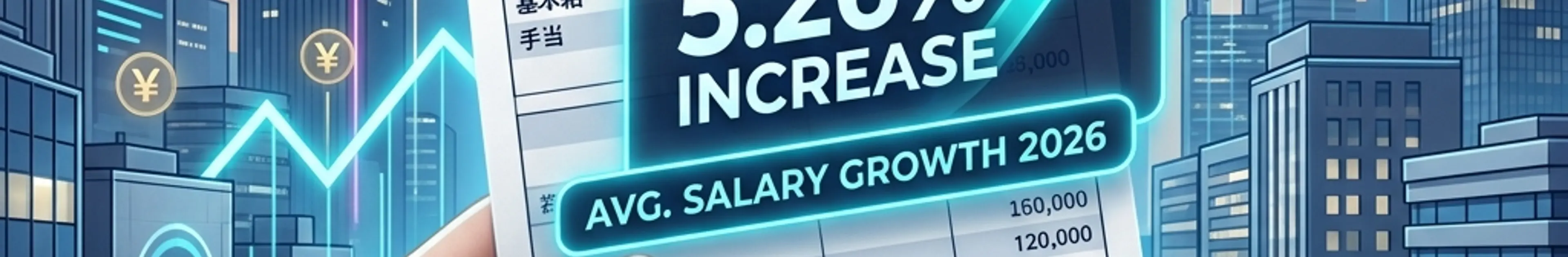 Japan Economy 2026 Salary Growth 5.26% Infographic