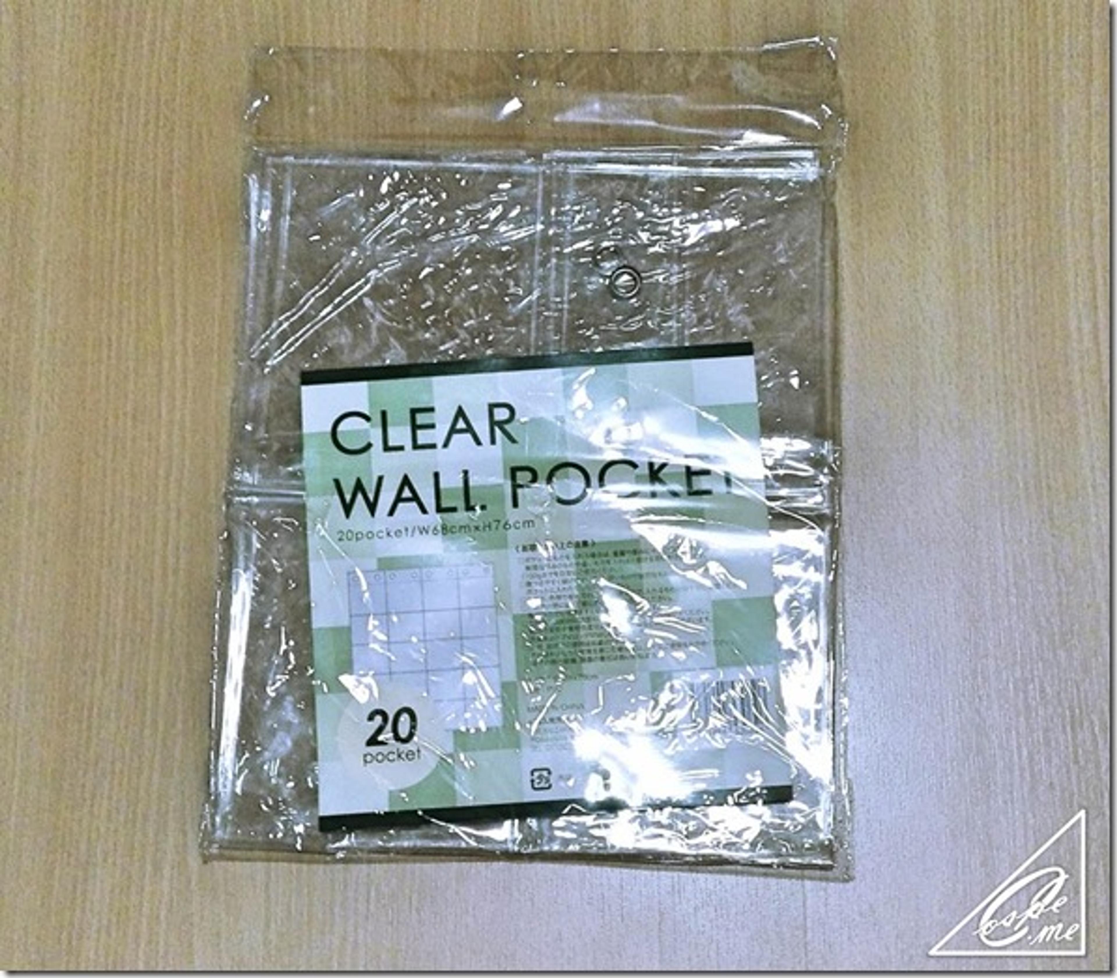 clear wall pocket