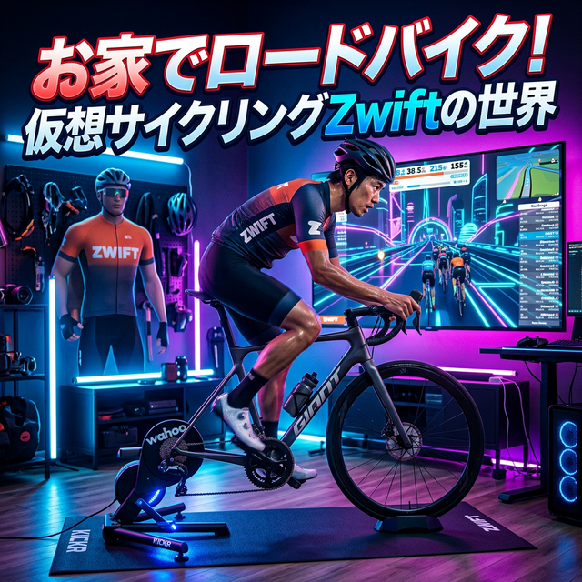 お家でロードバイク！仮想サイクリング「Zwift（ズイフト）」の魅力と始め方