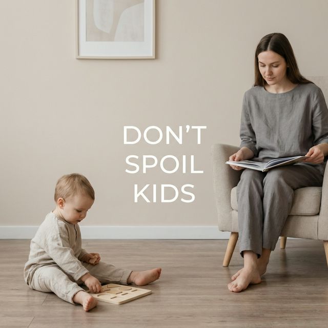 Things not to spoil kids with