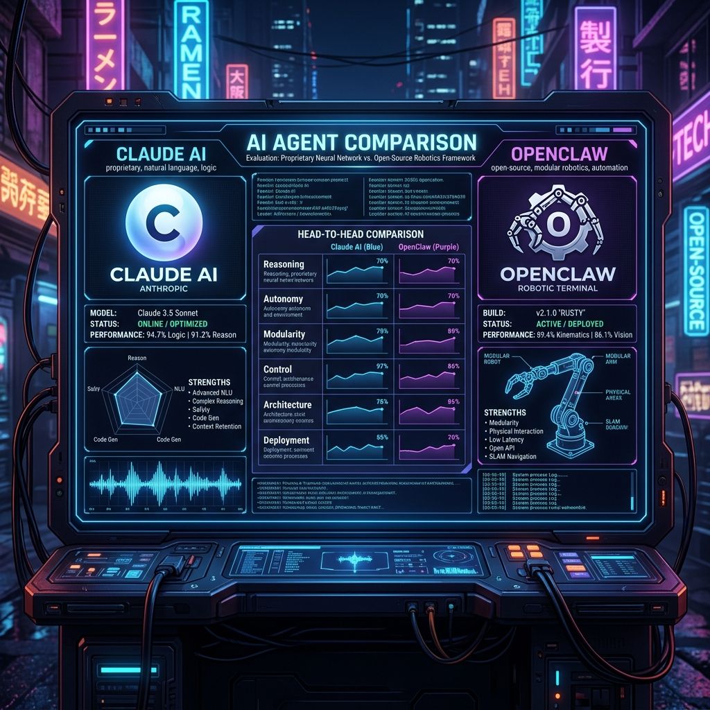 ClaudeとOpenClawの比較