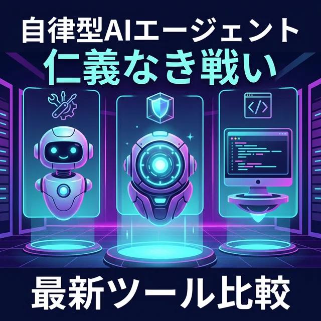 自律型AIエージェントの競争・比較・特徴のイメージ画像
