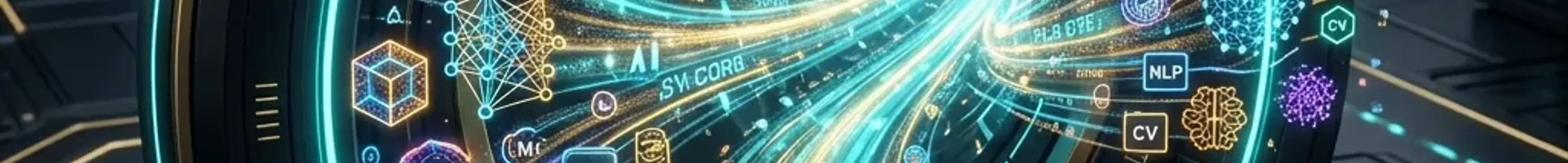 Futuristic digital gateway integrating various AI models