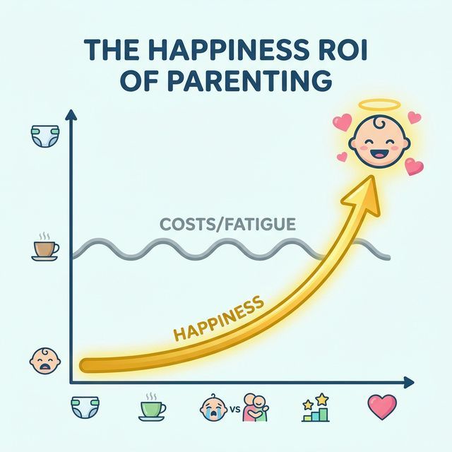 The Happiness ROI of Parenting diagram