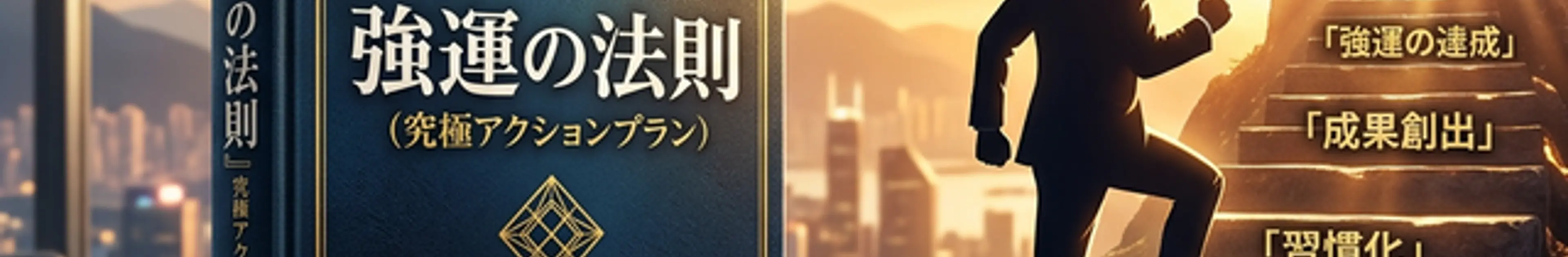 【要約&実践】書籍『強運の法則』が教える成功への究極アクションプラン
