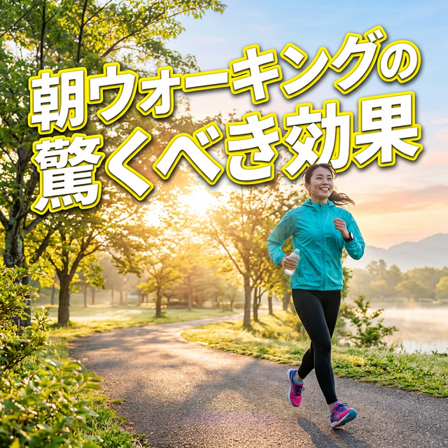 朝ウォーキングの驚くべき効果！心と体を整える最高のモーニングルーティン