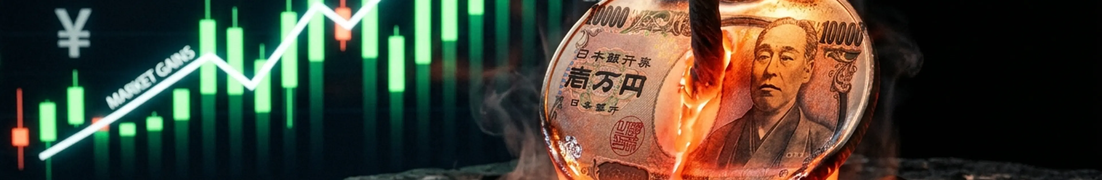 インフレによって熱で溶けていく日本の1万円硬貨