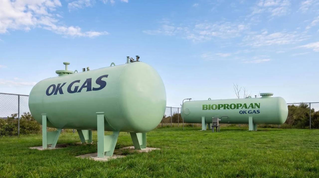 biopropaan vergelijken