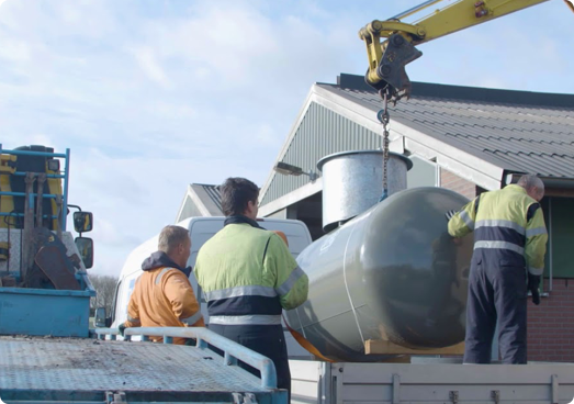 Installation of your underground tank
