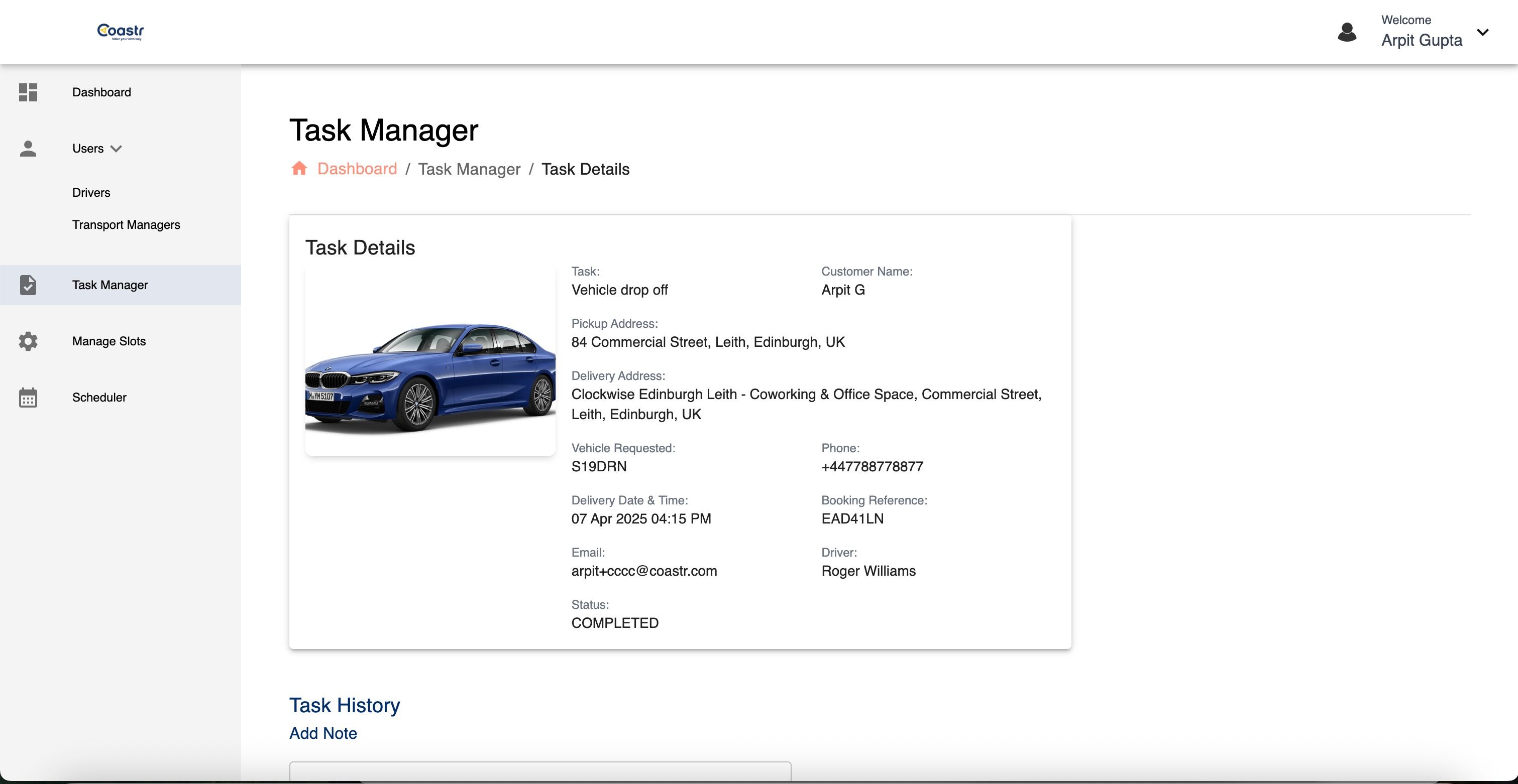 White‑Labelled Logistics App