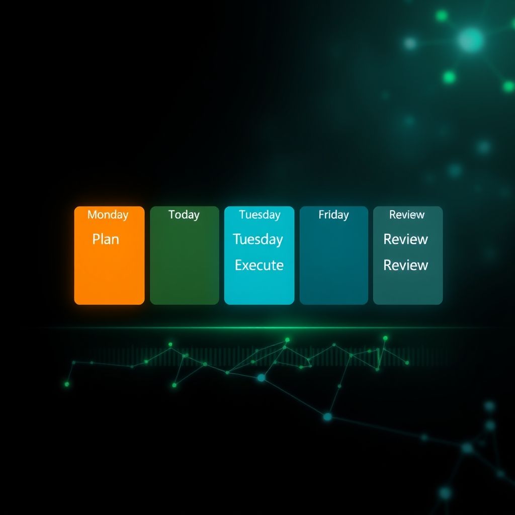 The AI solopreneur's weekly operating rhythm
