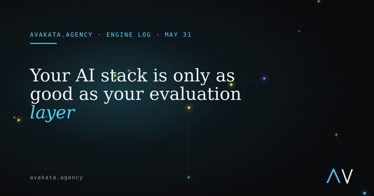 Your AI stack is only as good as your evaluation layer