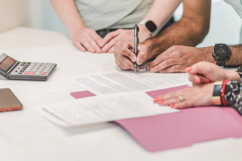 Small business loan or funding meeting