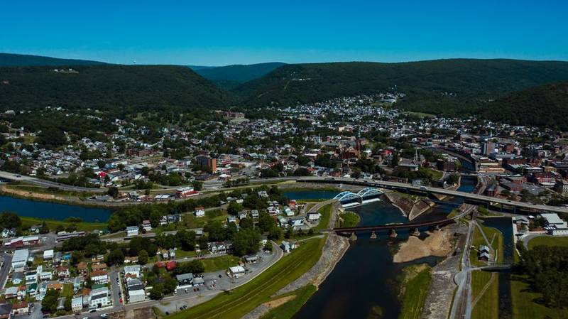 Cumberland and the Allegheny highlands in Western Maryland