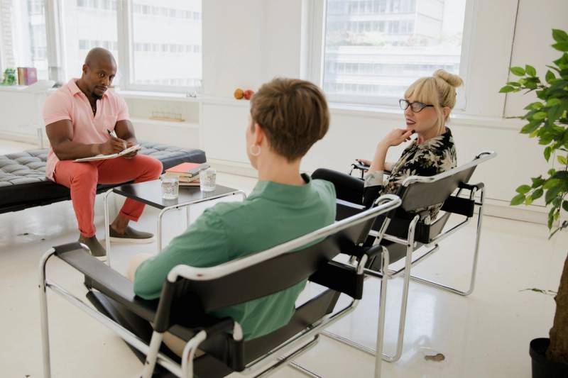 Small business counseling or mentoring session