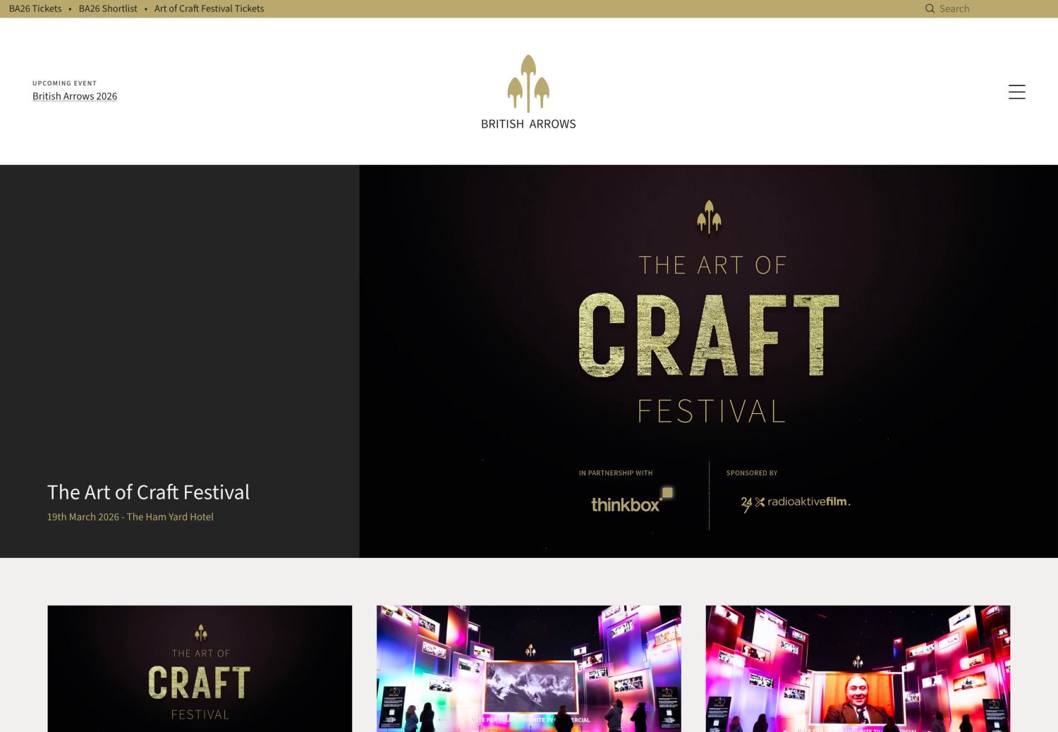 British arrows homepage