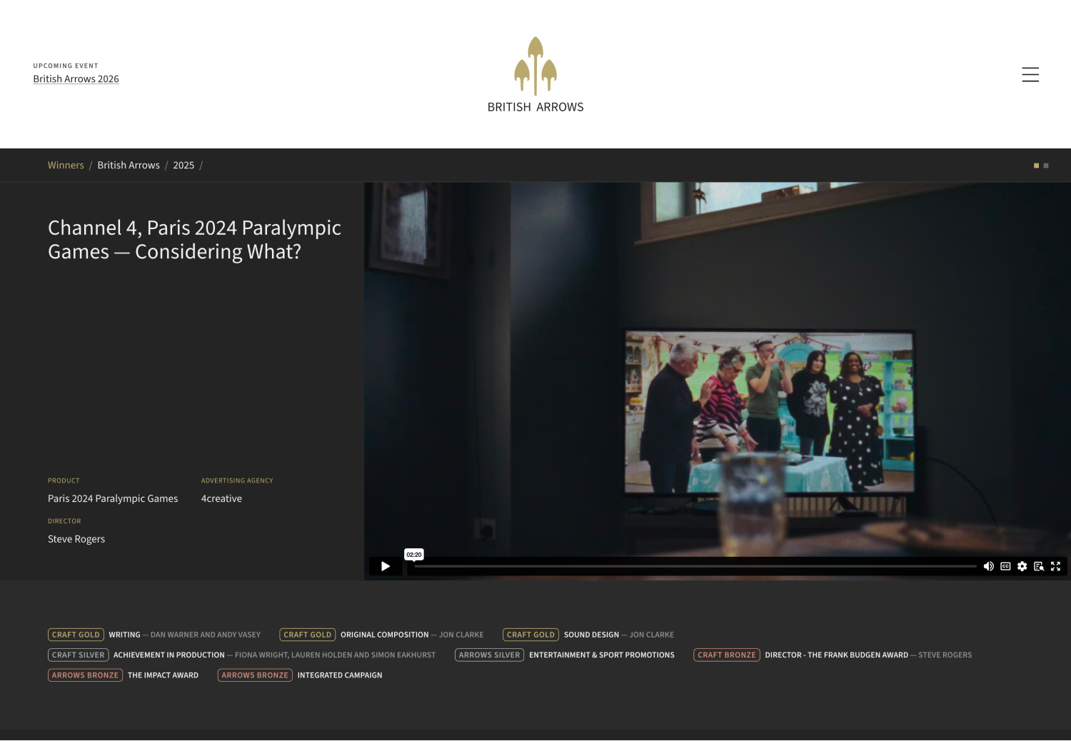 British Arrows archive film