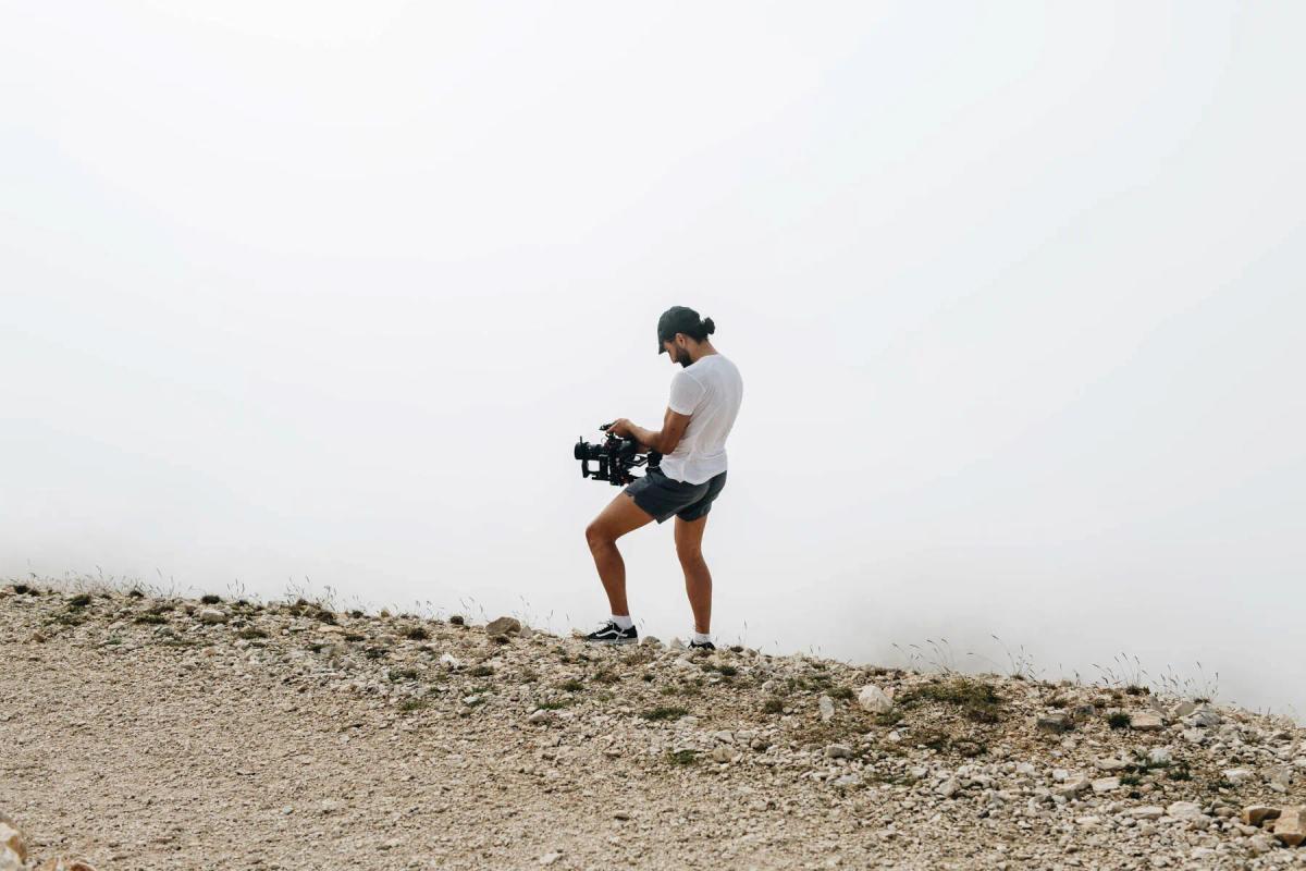 Video Shooting of Cycling Mont Ventoux