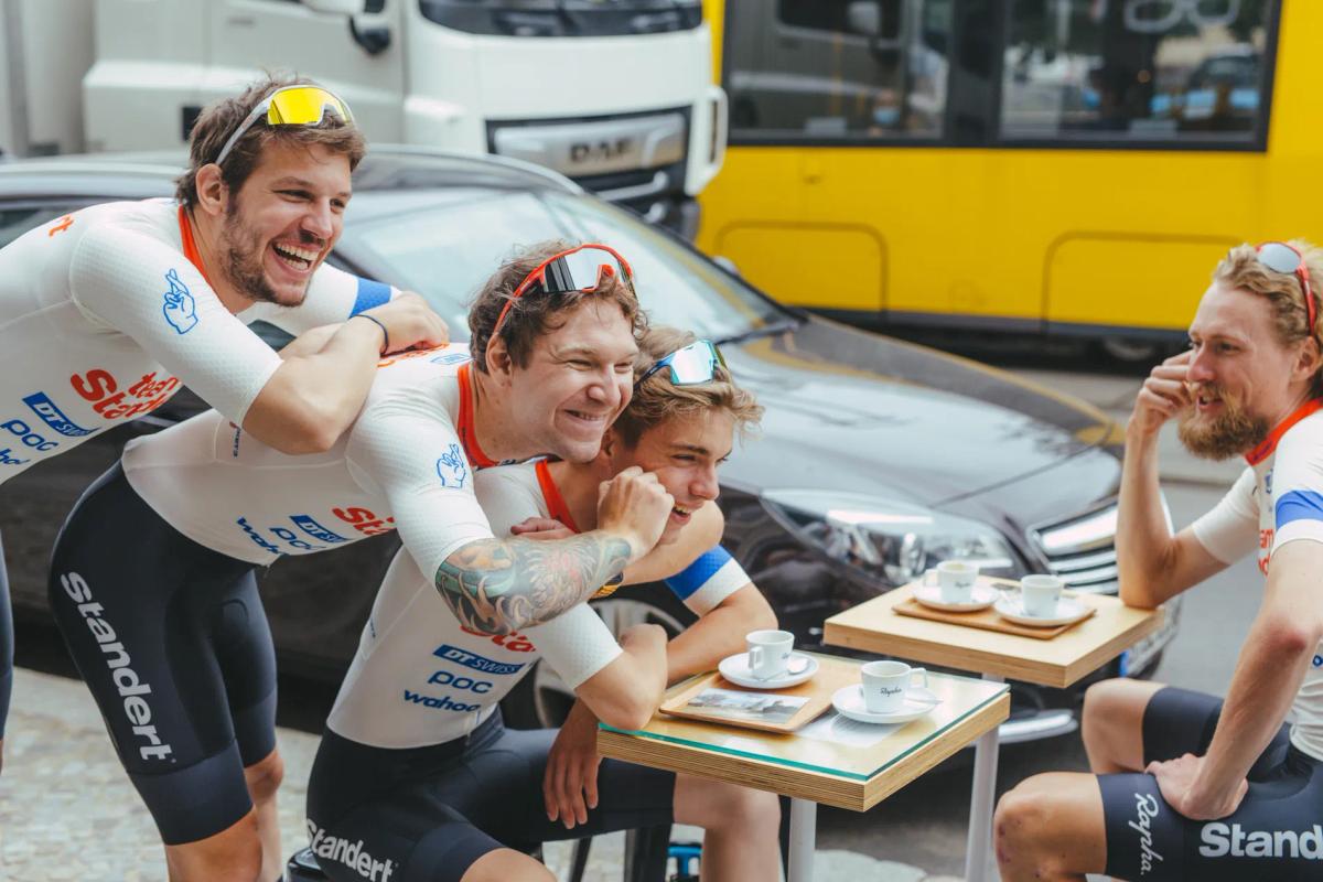 Team Standert Riders at Rapha Berlin