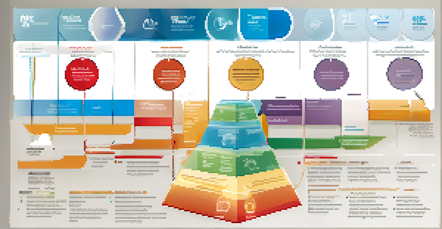 An infographic illustrating the steps to create an ideal customer profile, including demographic and psychographic categories.