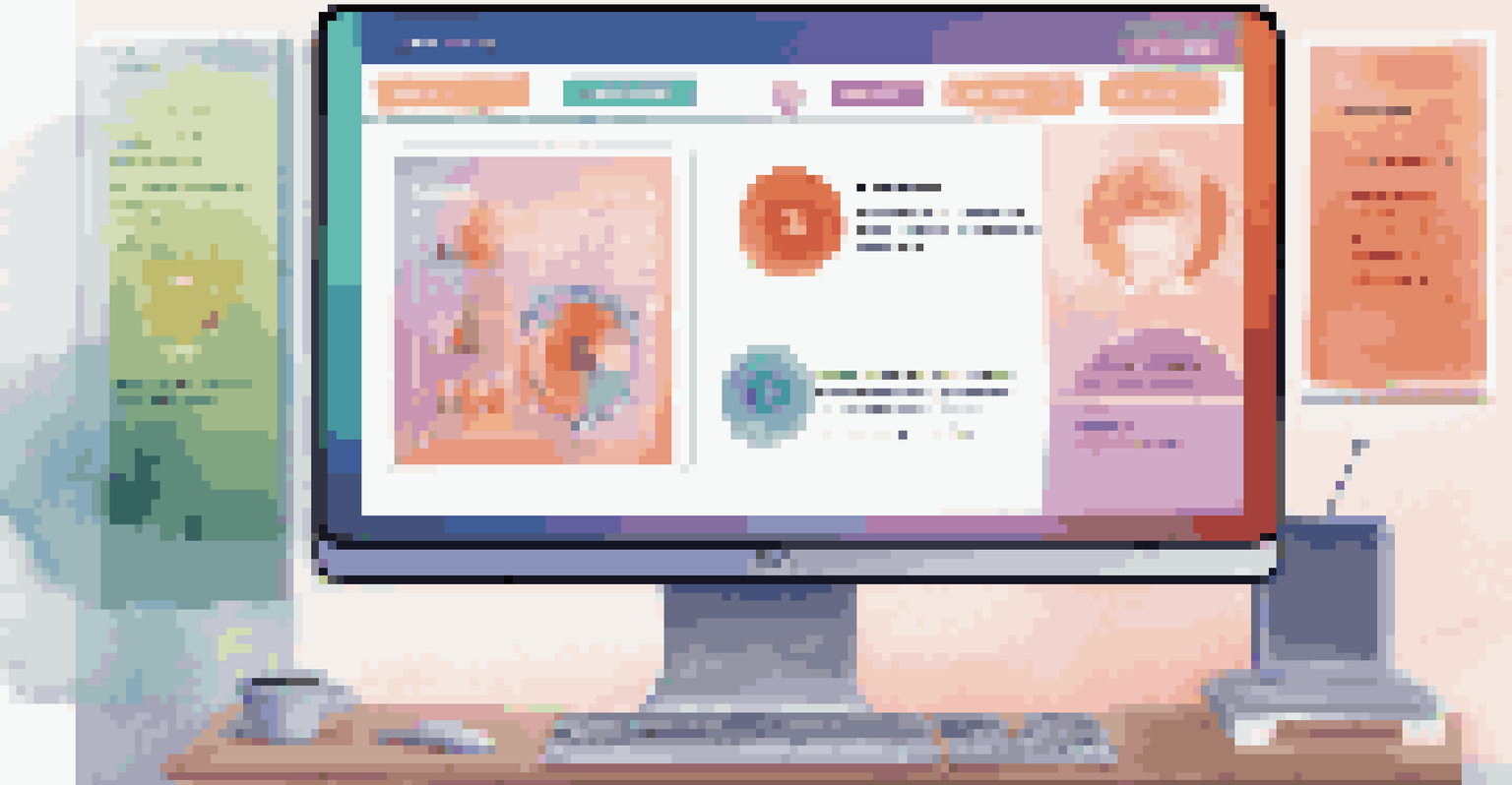 A close-up of a computer screen showing an interactive online training module with quizzes and videos.