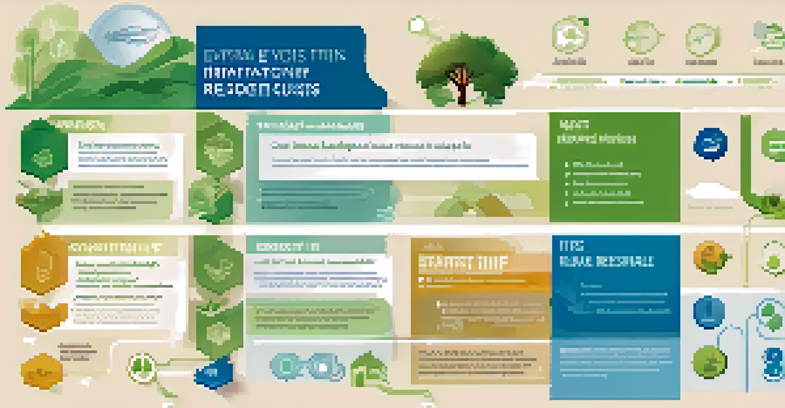 An infographic detailing steps to reduce a carbon footprint, featuring icons and a modern design with green and blue colors.
