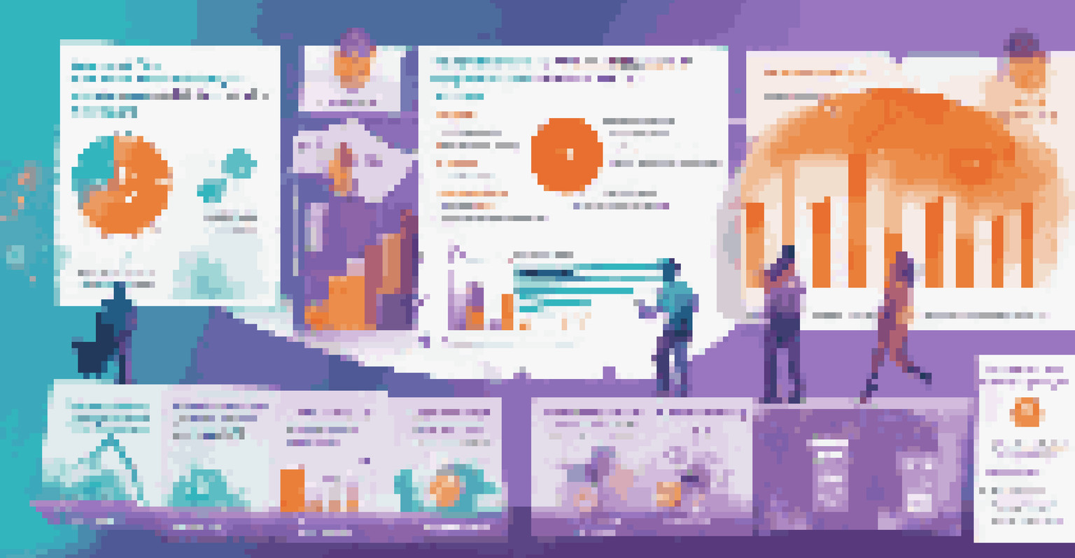 An infographic depicting data-driven personalization strategies in B2B marketing with charts and icons.