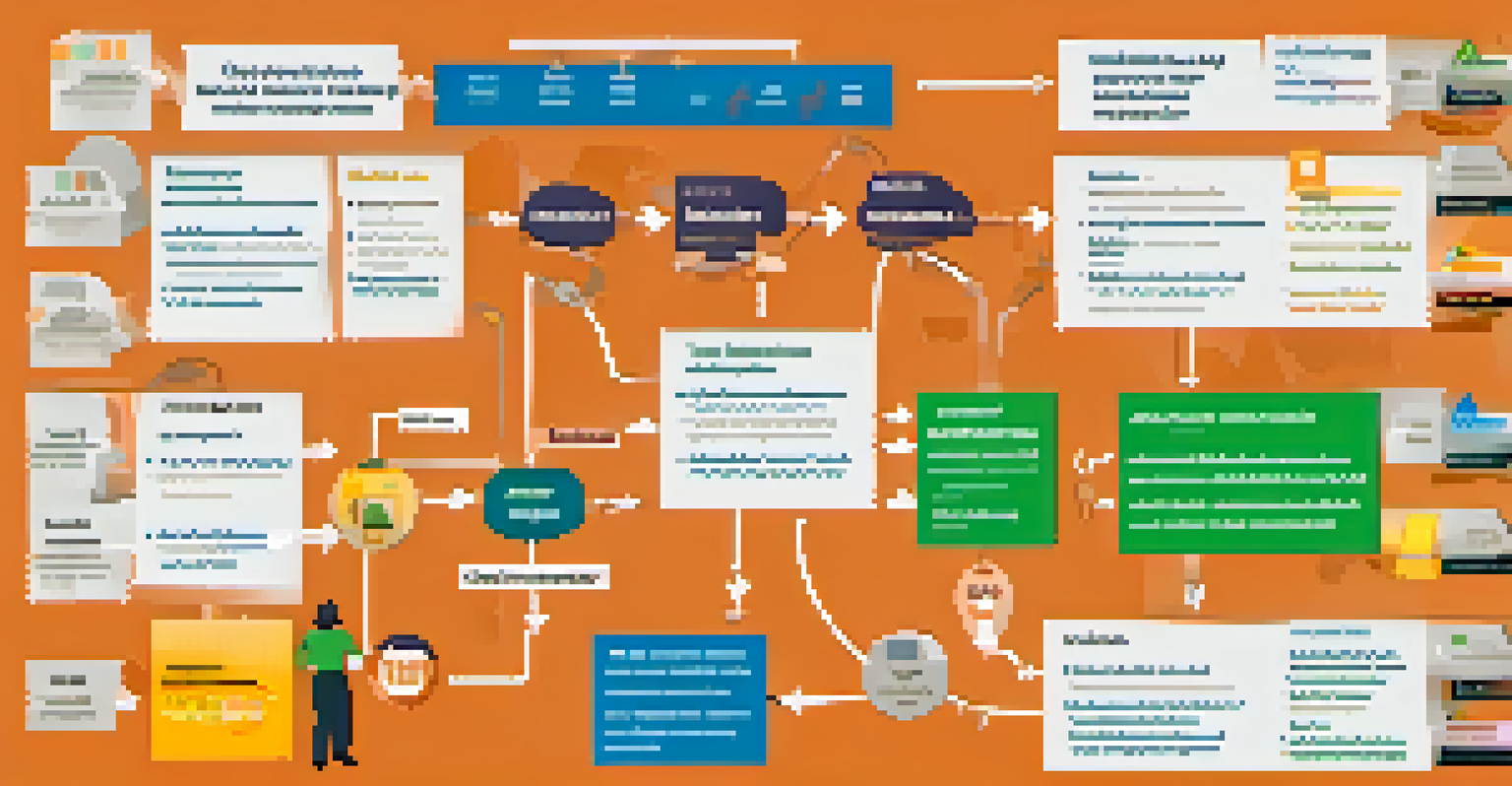 An infographic illustrating the steps of effective crisis communication, with color-coded sections and relevant icons.