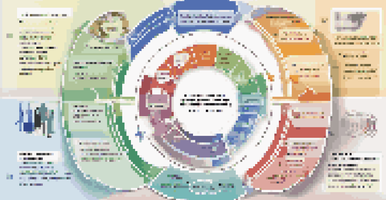 An infographic illustrating the continuous stakeholder engagement process in business continuity planning with vibrant colors and icons.