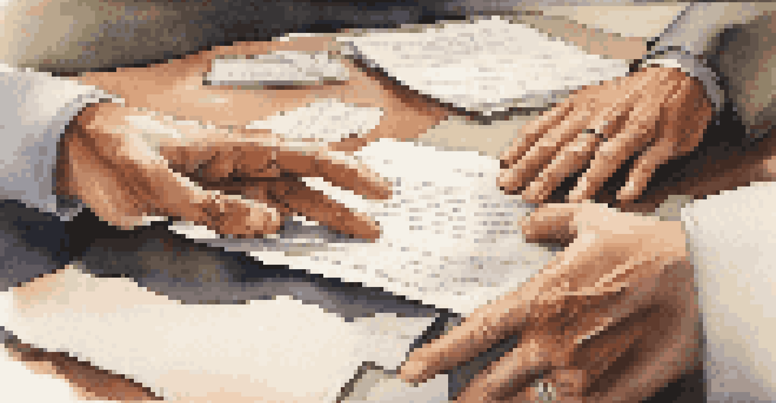 A close-up of hands on a negotiation table in a gesture of openness, emphasizing the role of silence in discussions.