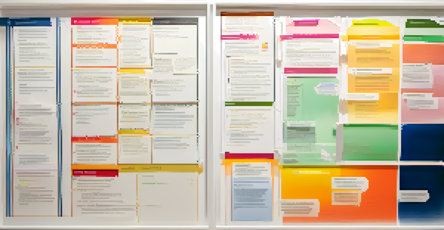 A split image showing one side with a colorful Business Model Canvas and the other side with a detailed traditional business plan, highlighting the contrast between flexibility and structure.