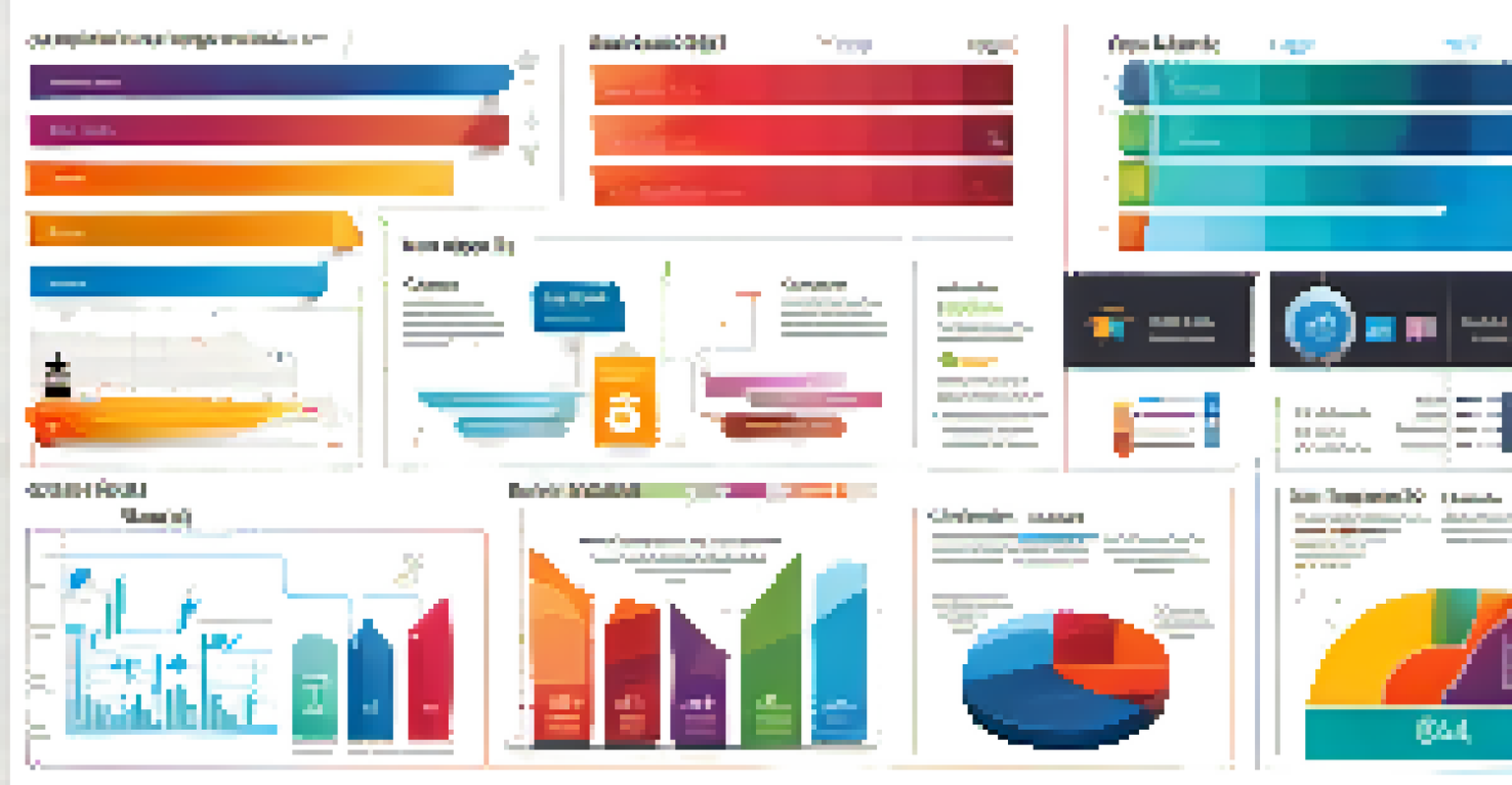 An infographic displaying key financial metrics for startups with colorful charts and icons on a white background.