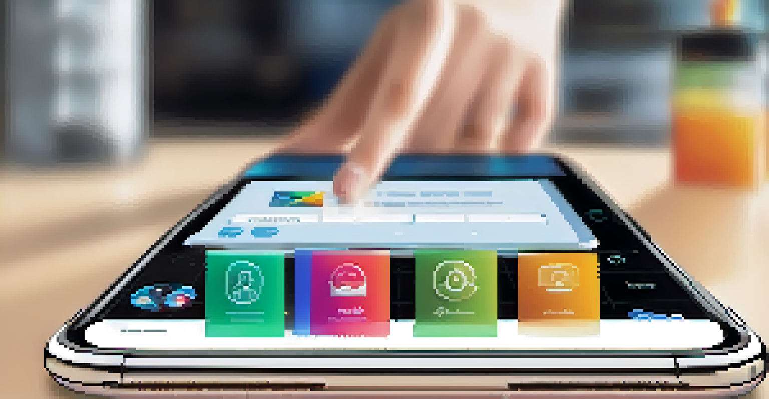 A close-up of a smartphone showing a mobile website with clear navigation and engaging content.