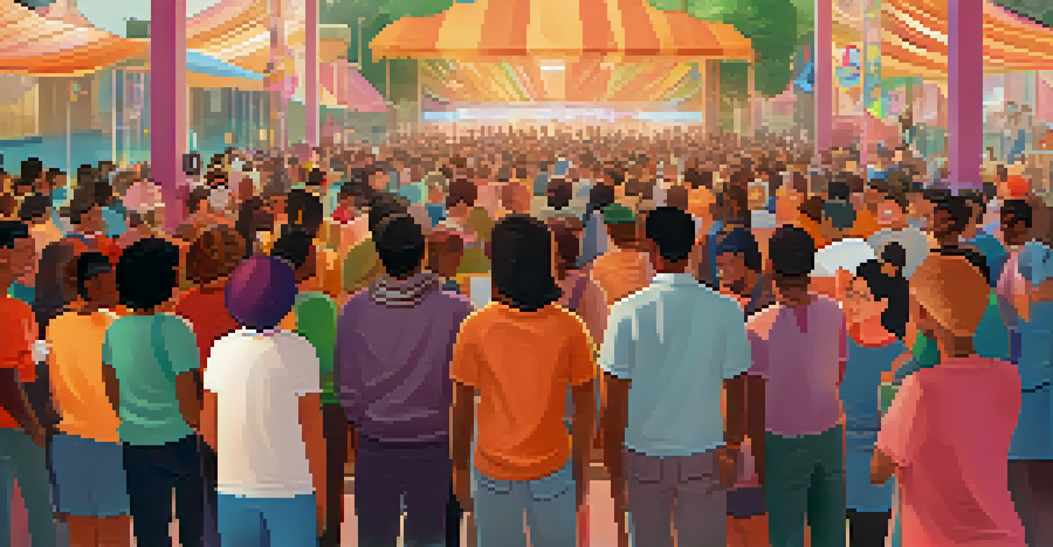 A welcoming online forum scene with friendly avatars greeting newcomers and visible community guidelines.