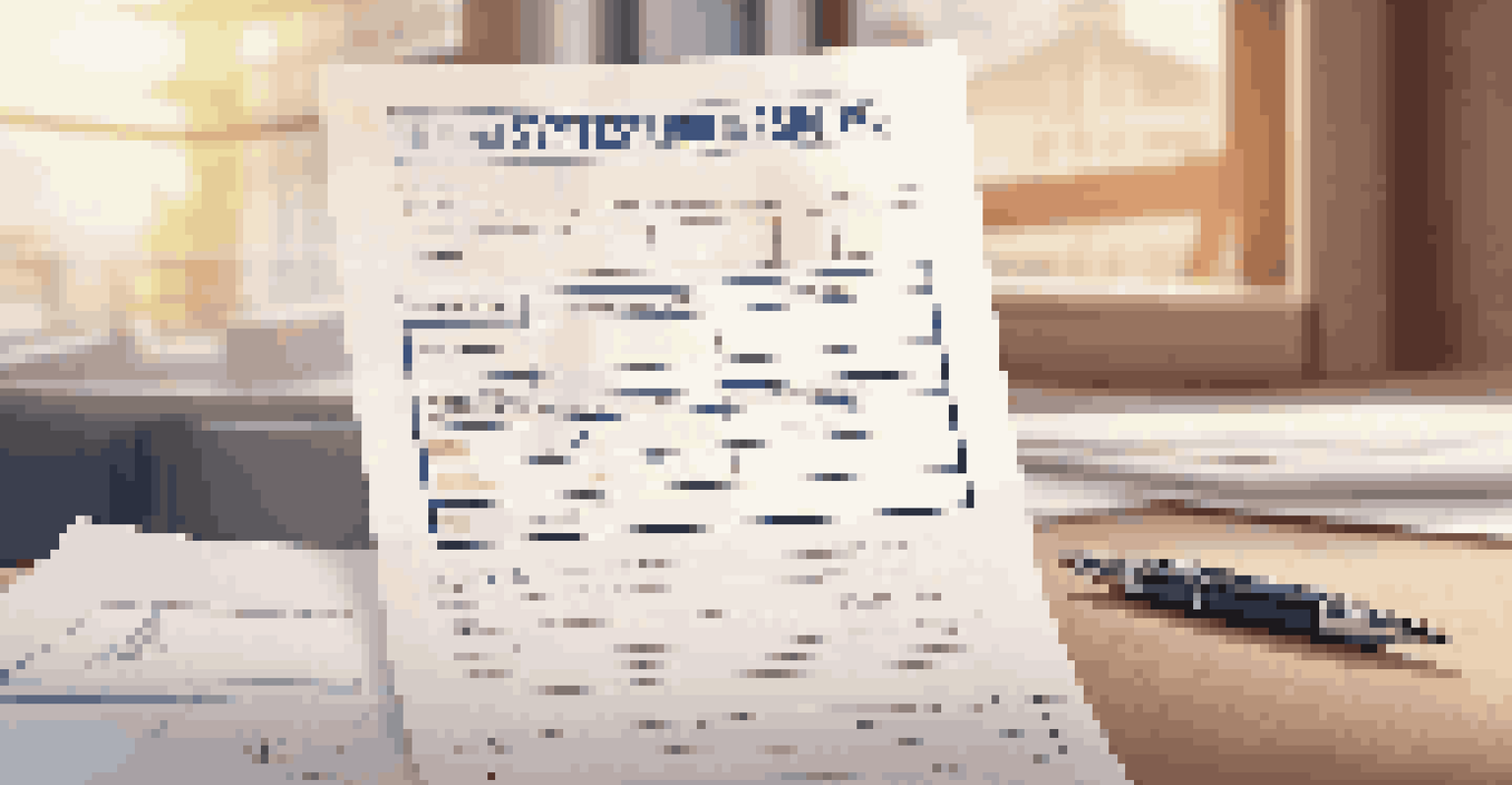 A detailed view of a customer satisfaction survey form on a desk, showcasing checkmarks and notes in a softly lit office setting.